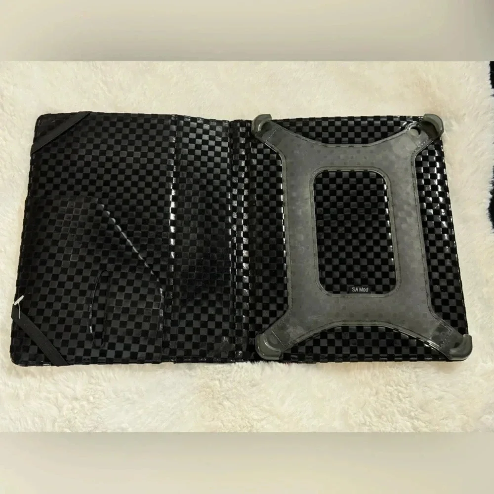 Seth Aaron SA Mod iPad Leather Case Modern White Cream Black Red